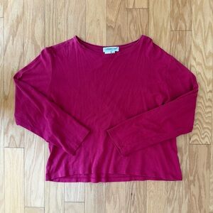 Coldwater Creek Women's Pink Long Sleeve Top (Size M)